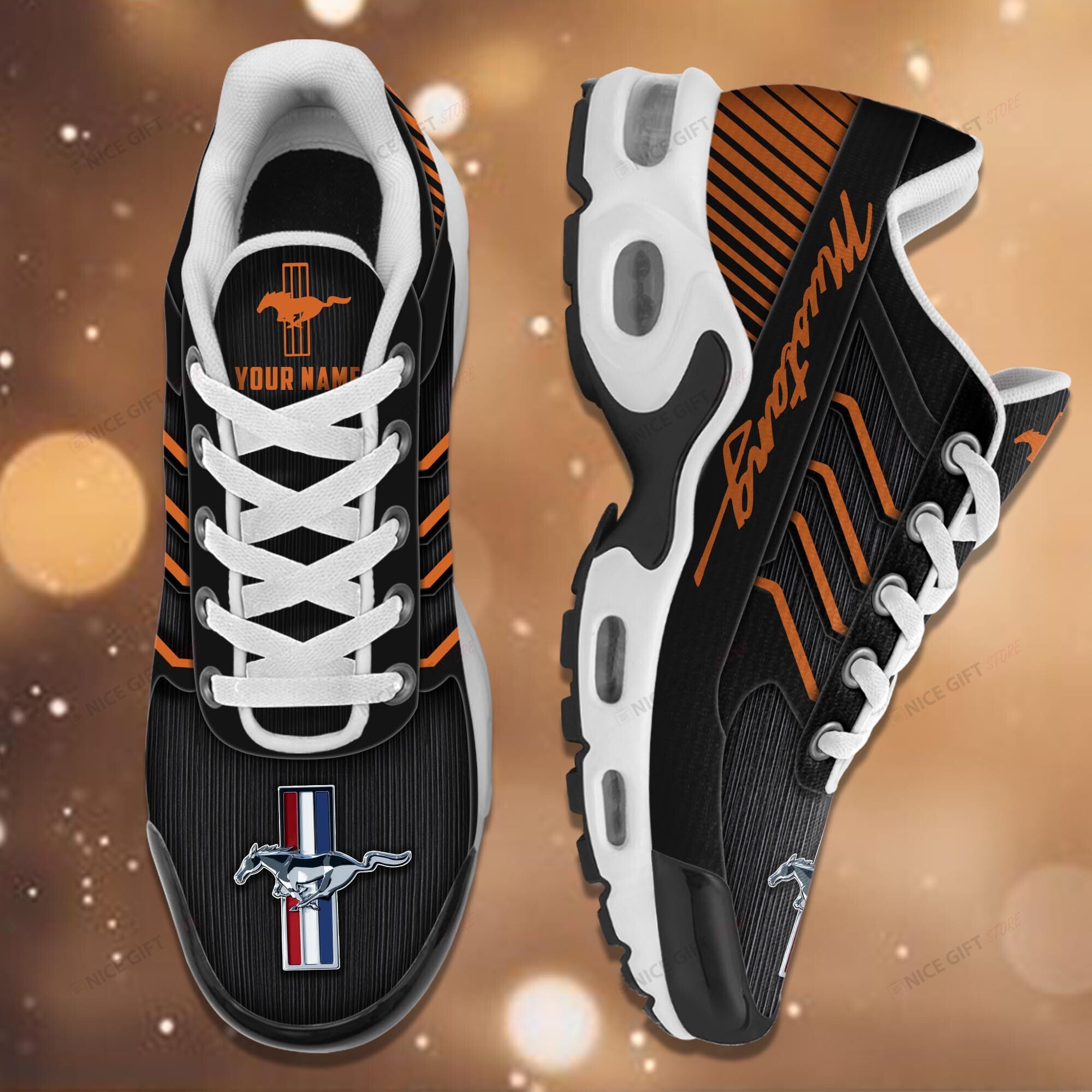 Ford Mustang (Your Name) TN Sneakers P6F4