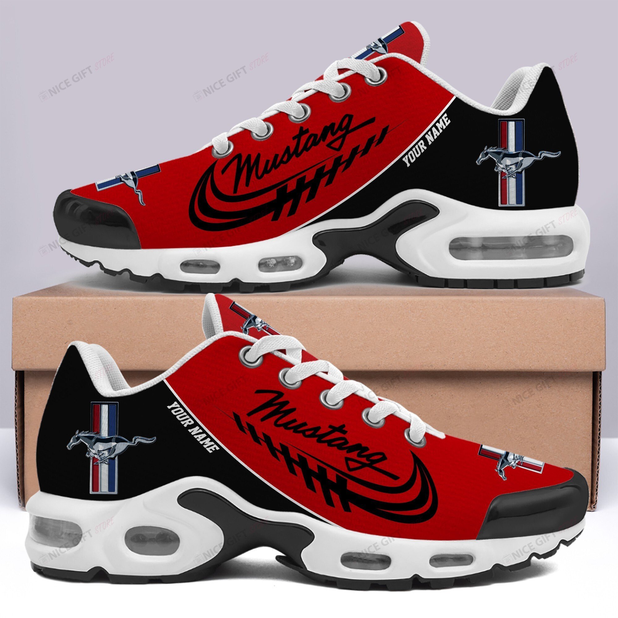 Ford Mustang (Your Name) TN Sneakers U5W2