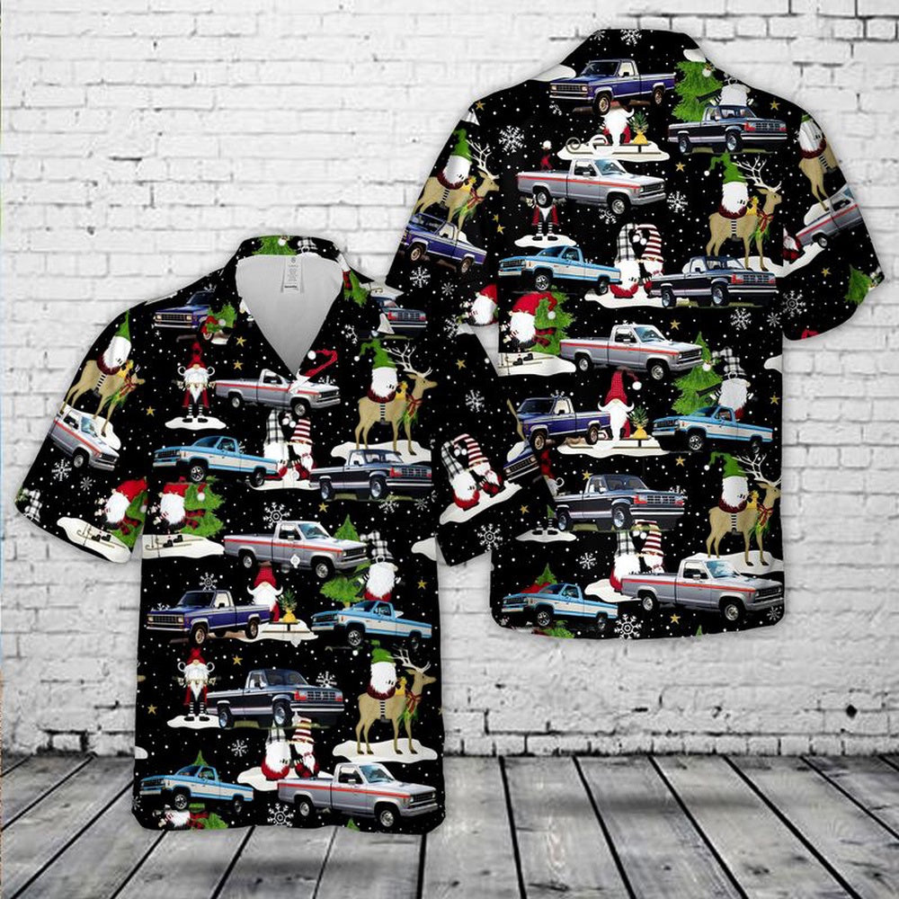Ford Ranger First-generation Ranger (1982-1992) Christmas Hawaiian Shirt, Xmas Hawaiian Shirts, Christmas Aloha Shirts