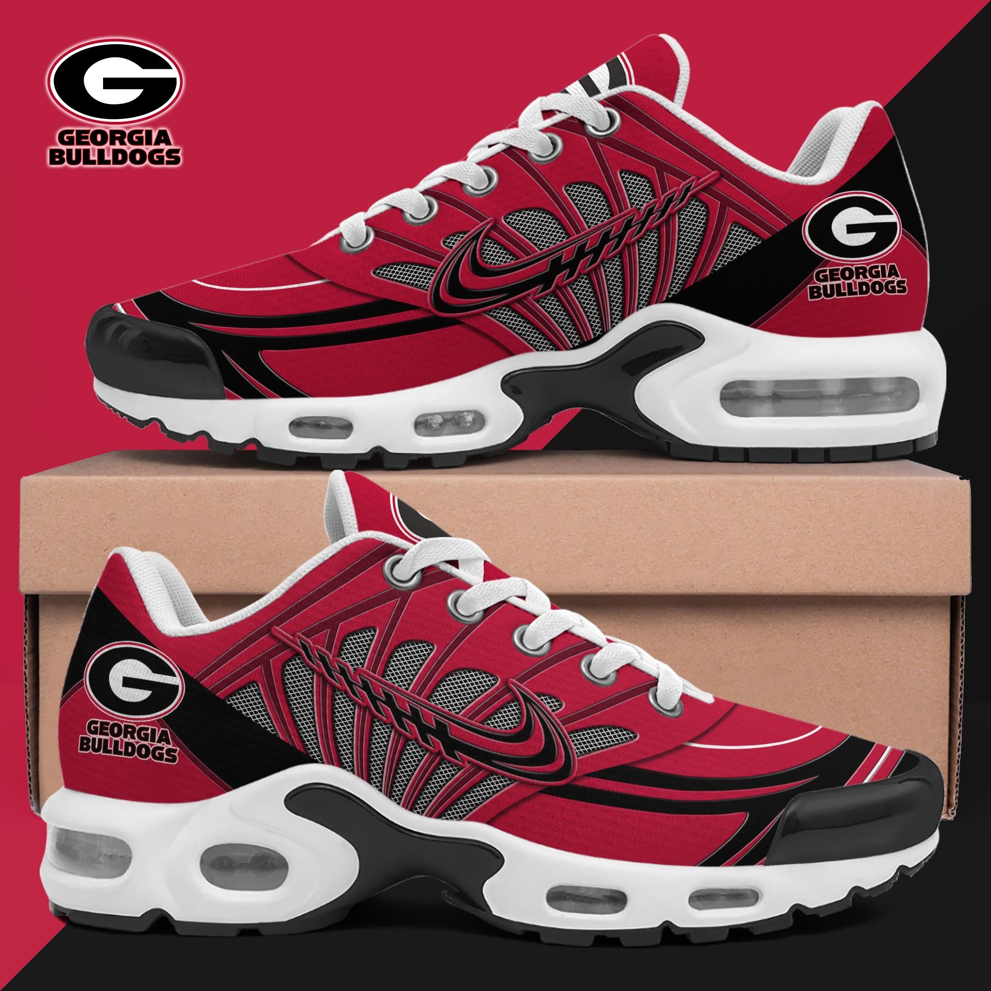 Georgia Bulldogs TN Shoes 2025 Version Custom Name 135