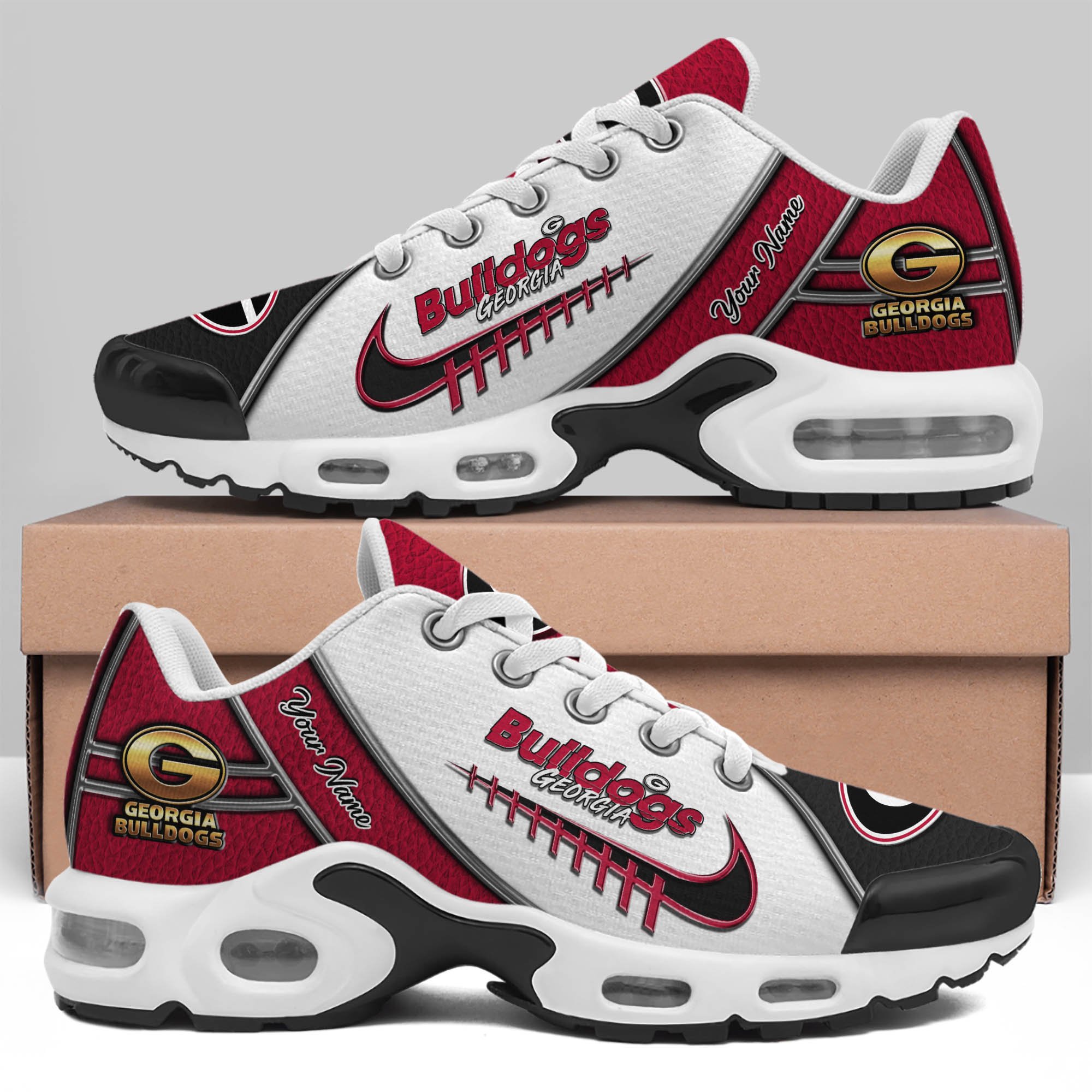Georgia Bulldogs TN Shoes 2025 Version Custom Your Name, Football Team Shoes 516