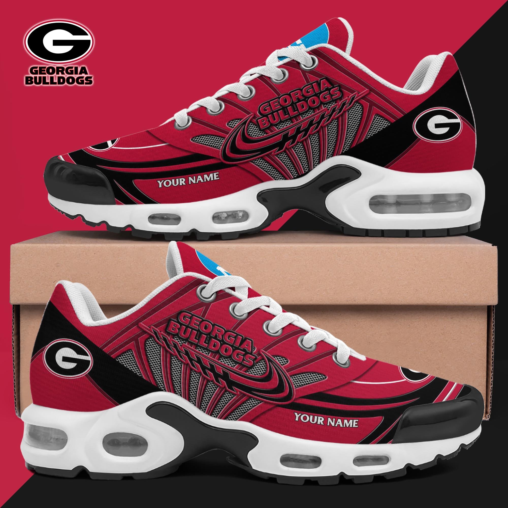 Georgia Bulldogs TN Shoes 2025 Version Custom Your Name 