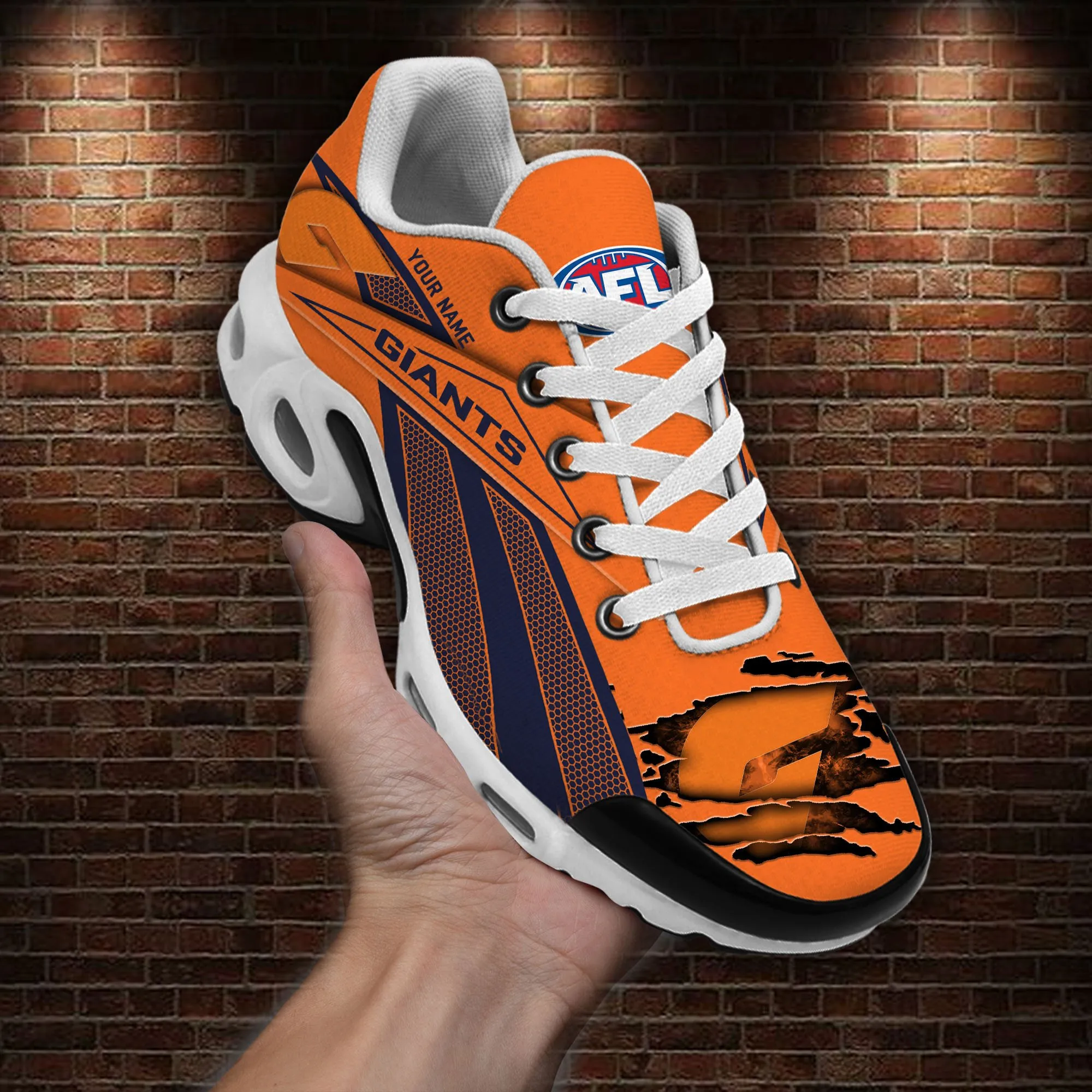 Greater Western Sydney Giants Sport Team TN Air Max Shoes Air Cushion Sneakers 787OU-6339