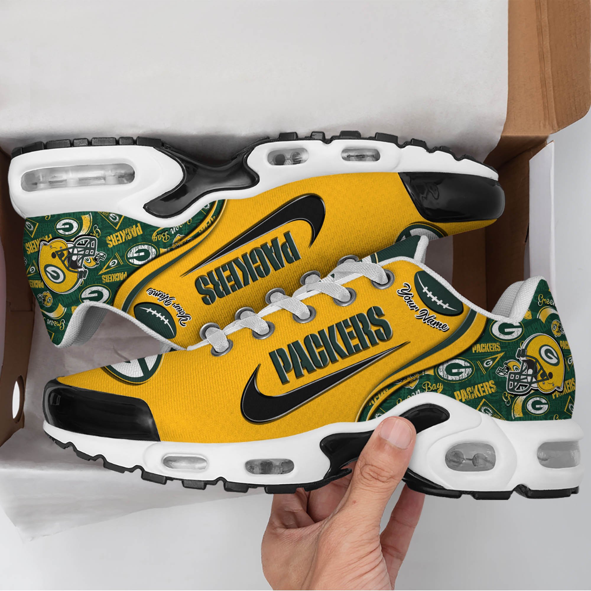 Green Bay Packers TN Shoes 2025 Version Custom Your Name 499