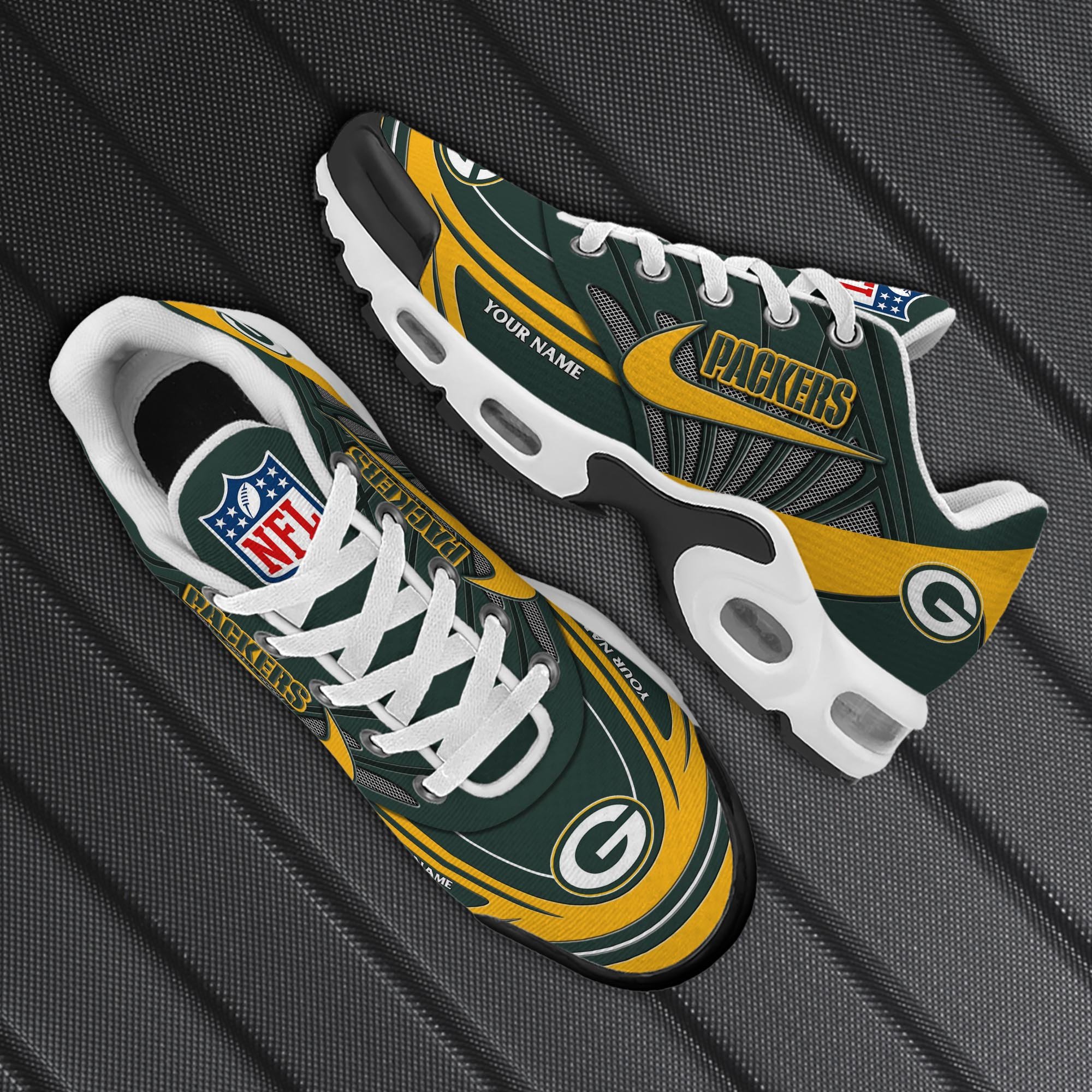 Green Bay Packers TN Shoes 2025 Version Custom Your Name 582
