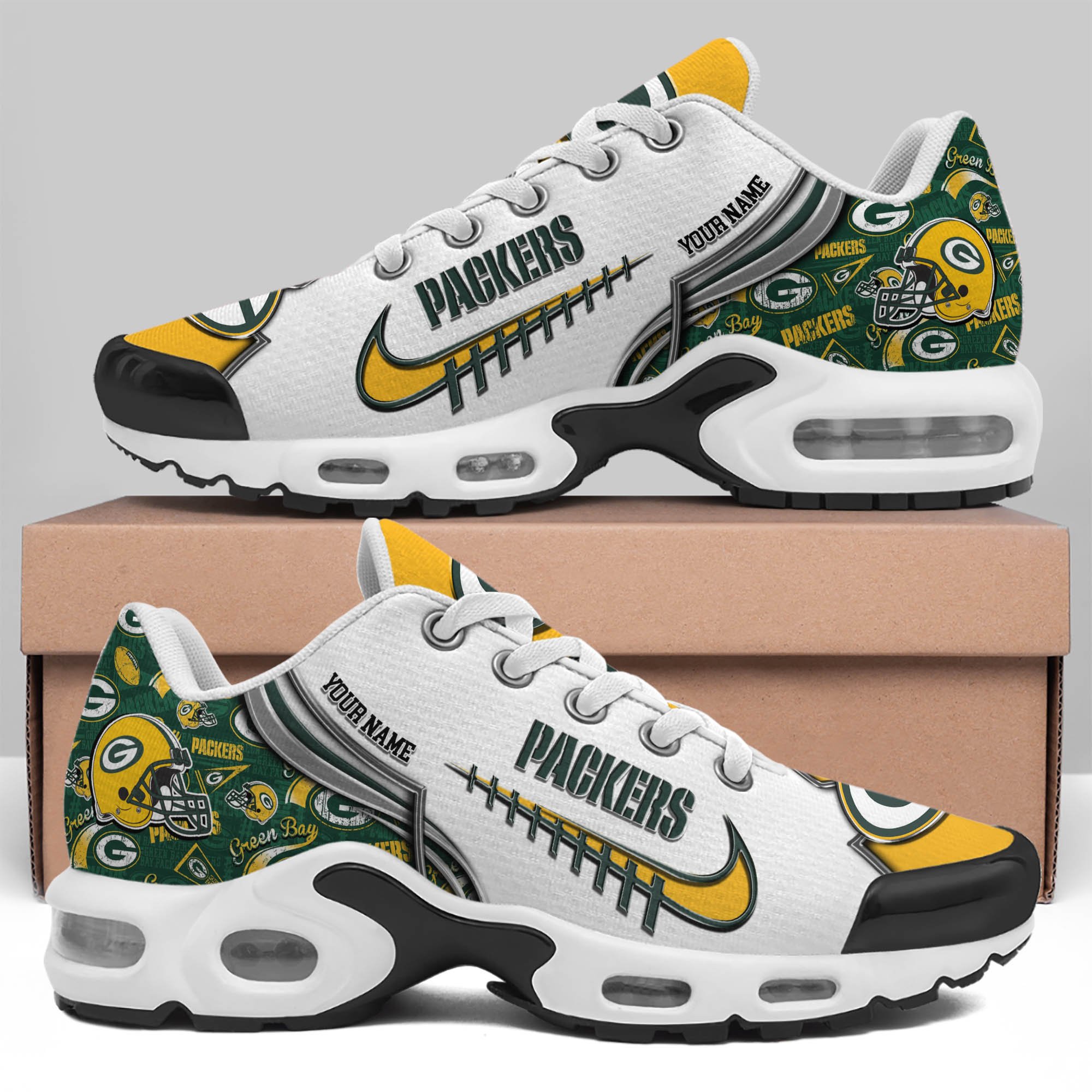 Green Bay Packers TN Shoes 2025 Version Custom Your Name 642