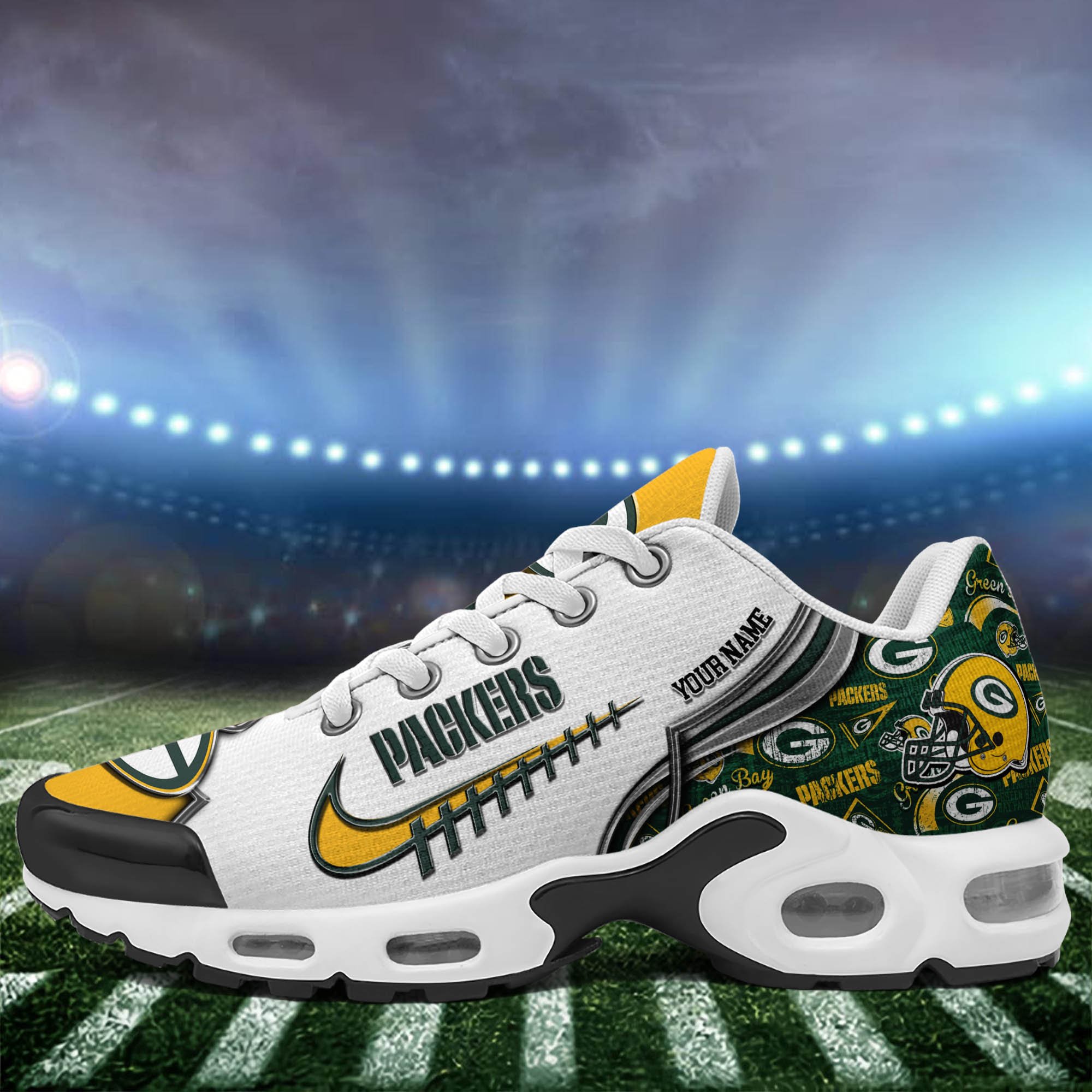 Green Bay Packers TN Shoes 2025 Version Custom Your Name 642