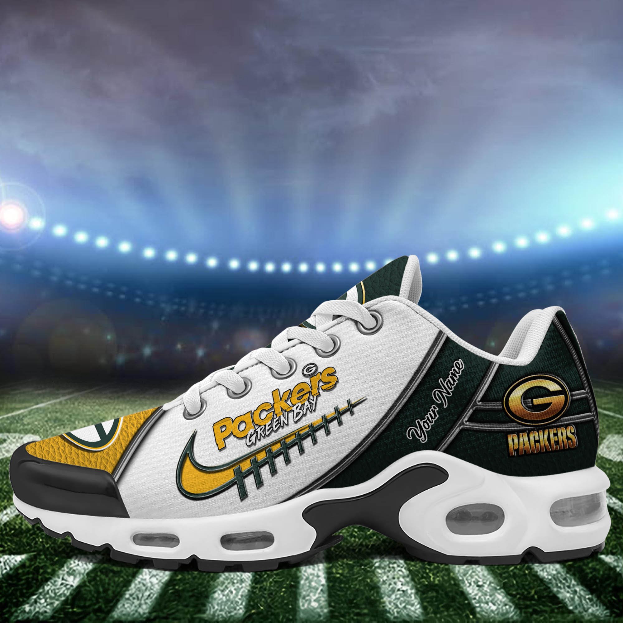Green Bay Packers TN Shoes 2025 Version Custom Your Name, Football Team Shoes 516