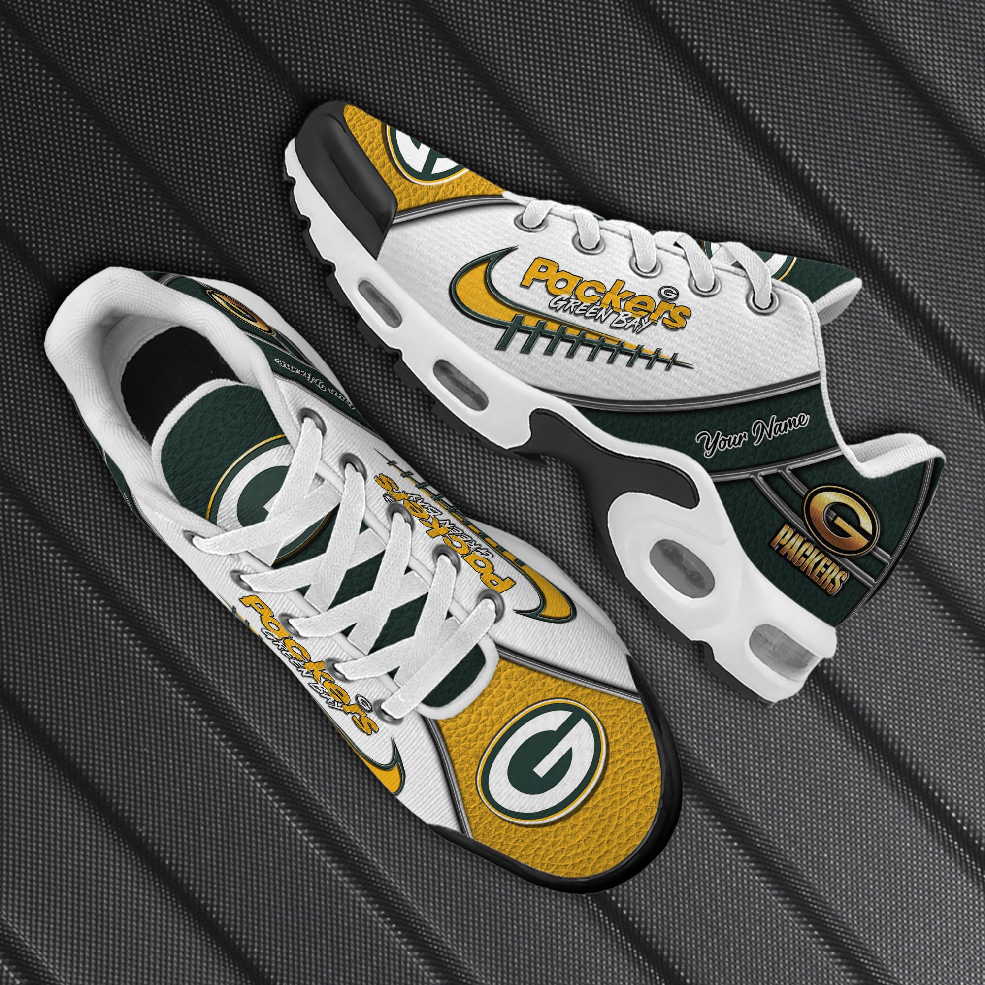 Green Bay Packers TN Shoes 2025 Version Custom Your Name, Football Team Shoes 516