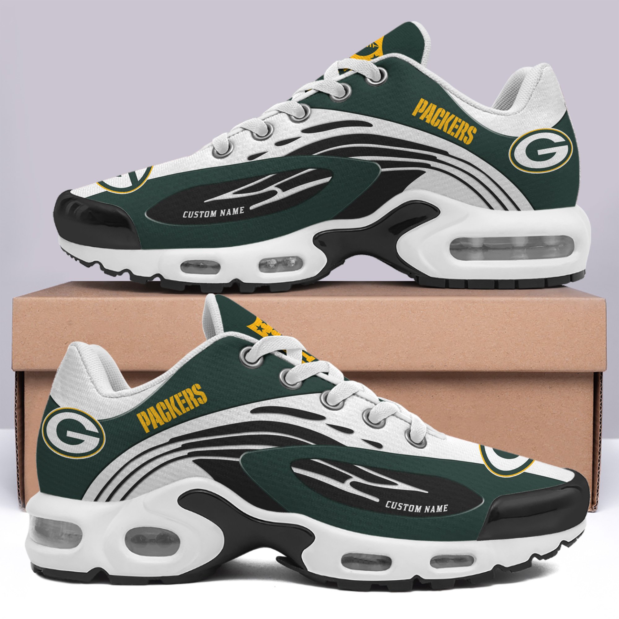 Green Bay Packers TN Shoes 2025 Version Custom Your Name