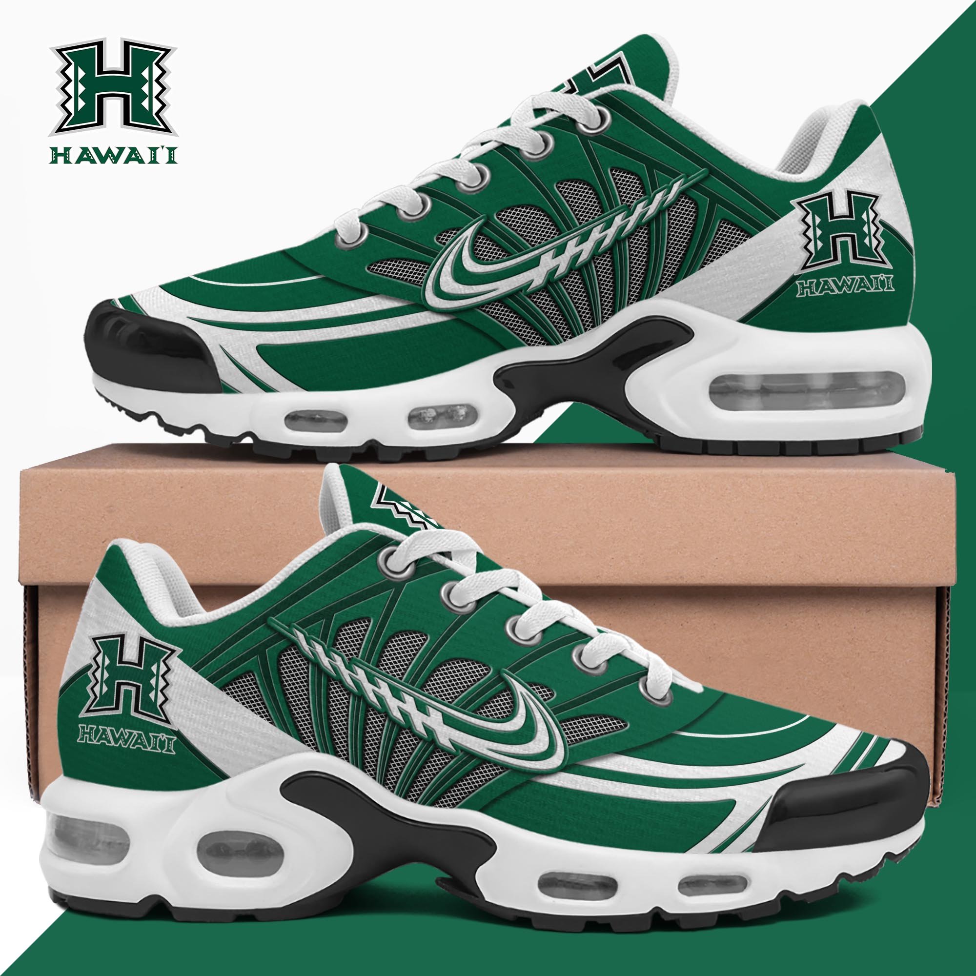 Hawaii Rainbow Warriors TN Shoes 2025 Version Custom Name 135