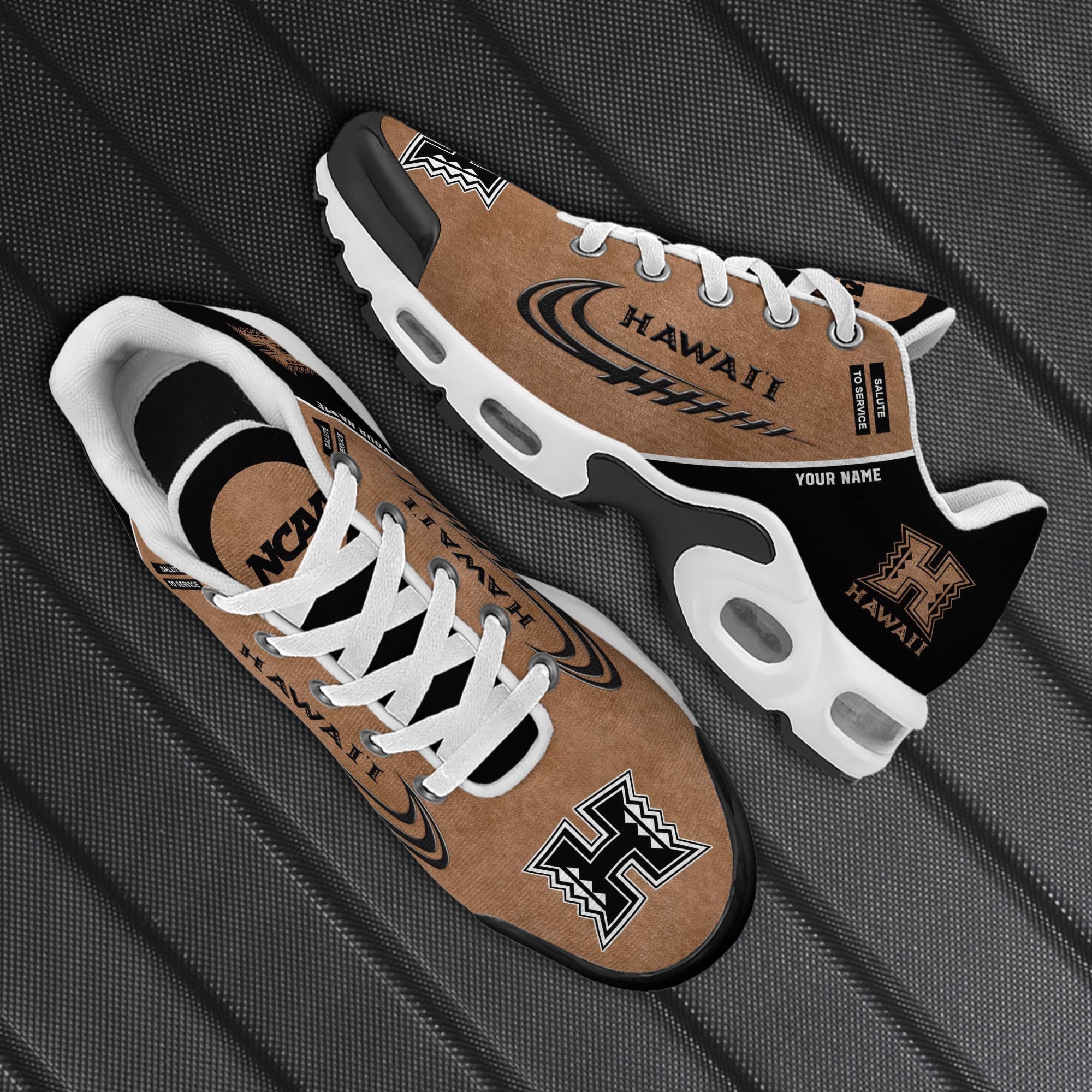 Hawaii Rainbow Warriors TN Shoes 2025 Version Custom Name, Shoes For Football Fans, Fan Gifts PH637