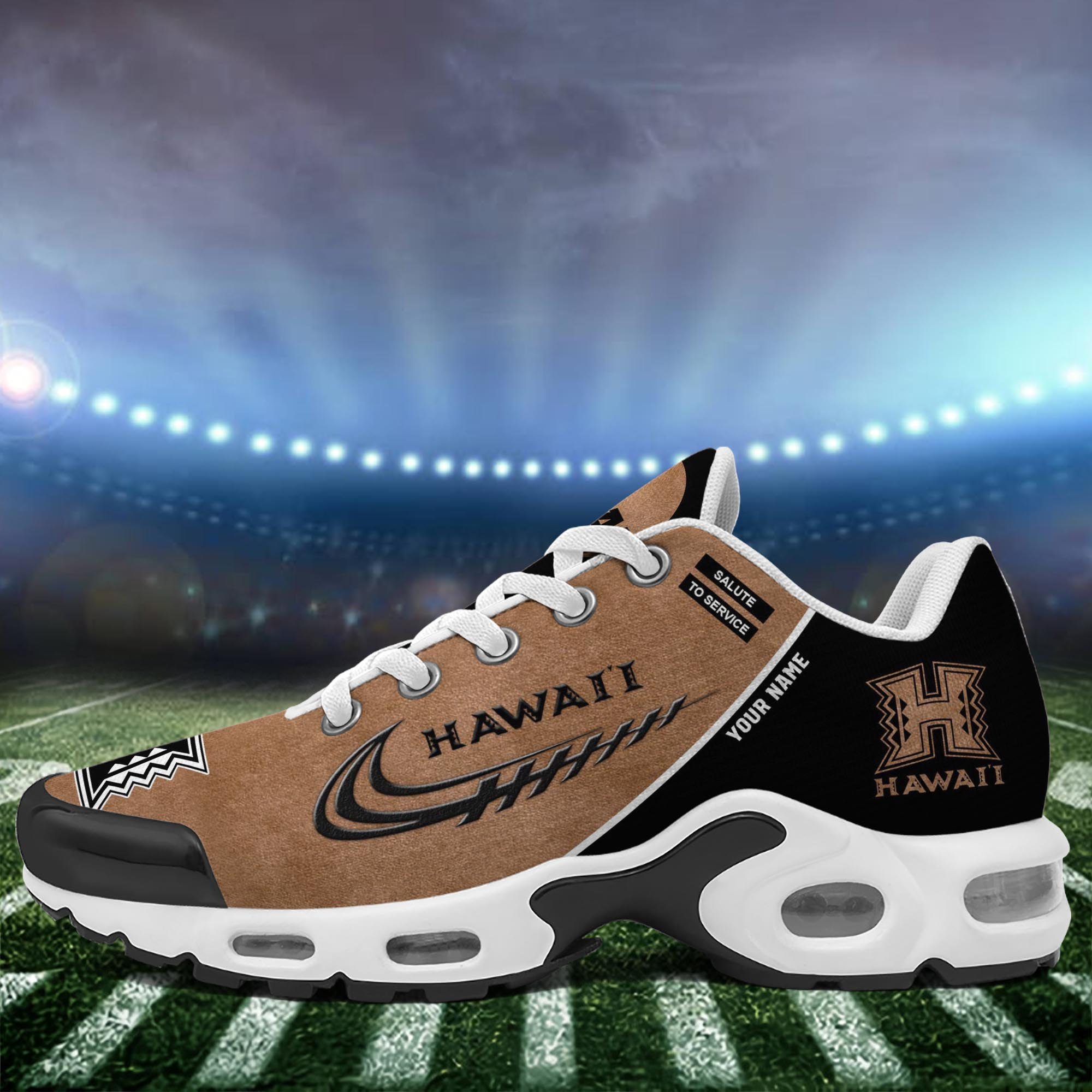 Hawaii Rainbow Warriors TN Shoes 2025 Version Custom Name, Shoes For Football Fans, Fan Gifts PH637