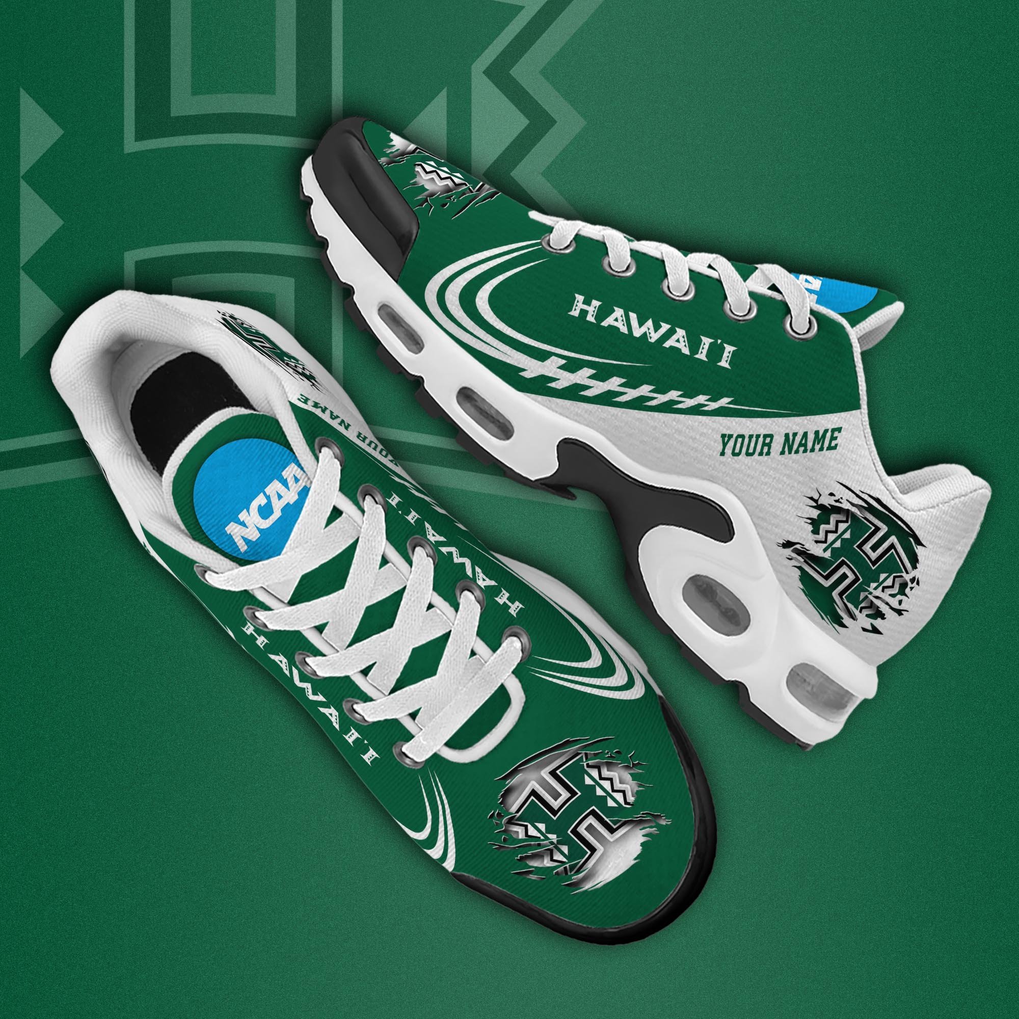 Hawaii Rainbow Warriors TN Shoes 2025 Version Custom Name