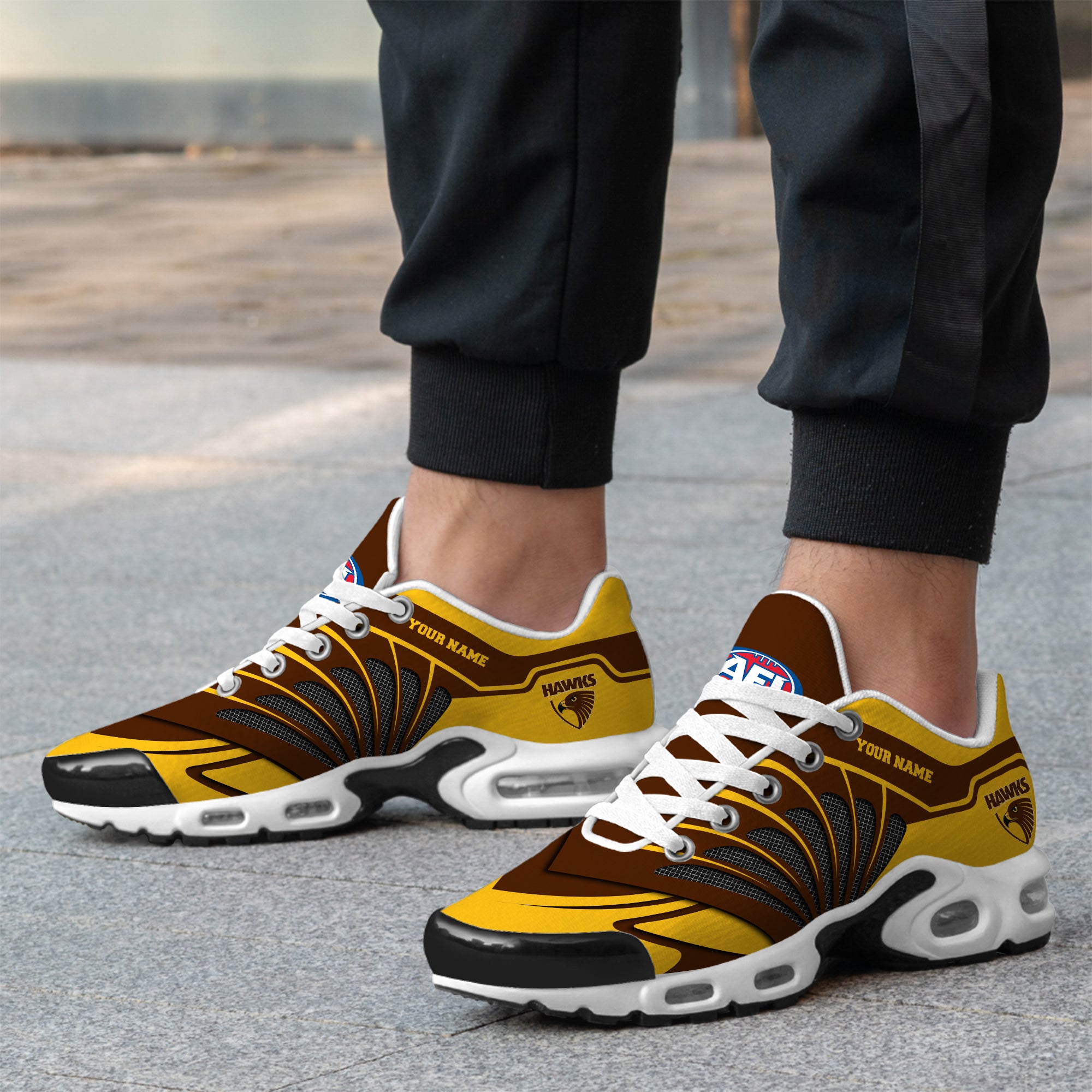 Hawthorn Football Club CUSTOMIZED UNISEX AIR MAX PLUS SNEAKERS