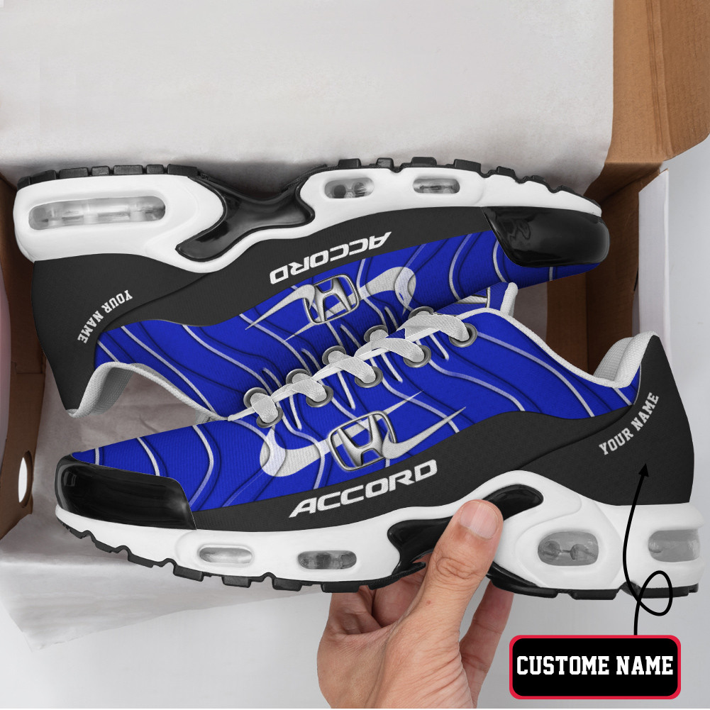 Honda Accord Vibrant Wave Custom Name TN Air Max Shoes Air Cushion Sneakers
