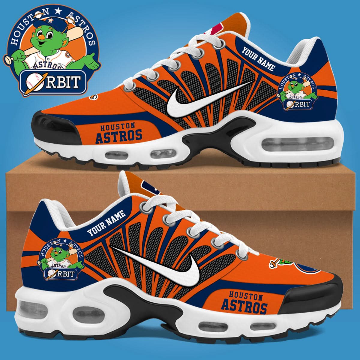 Houston Astros Personalized Air Max Limited Shoes