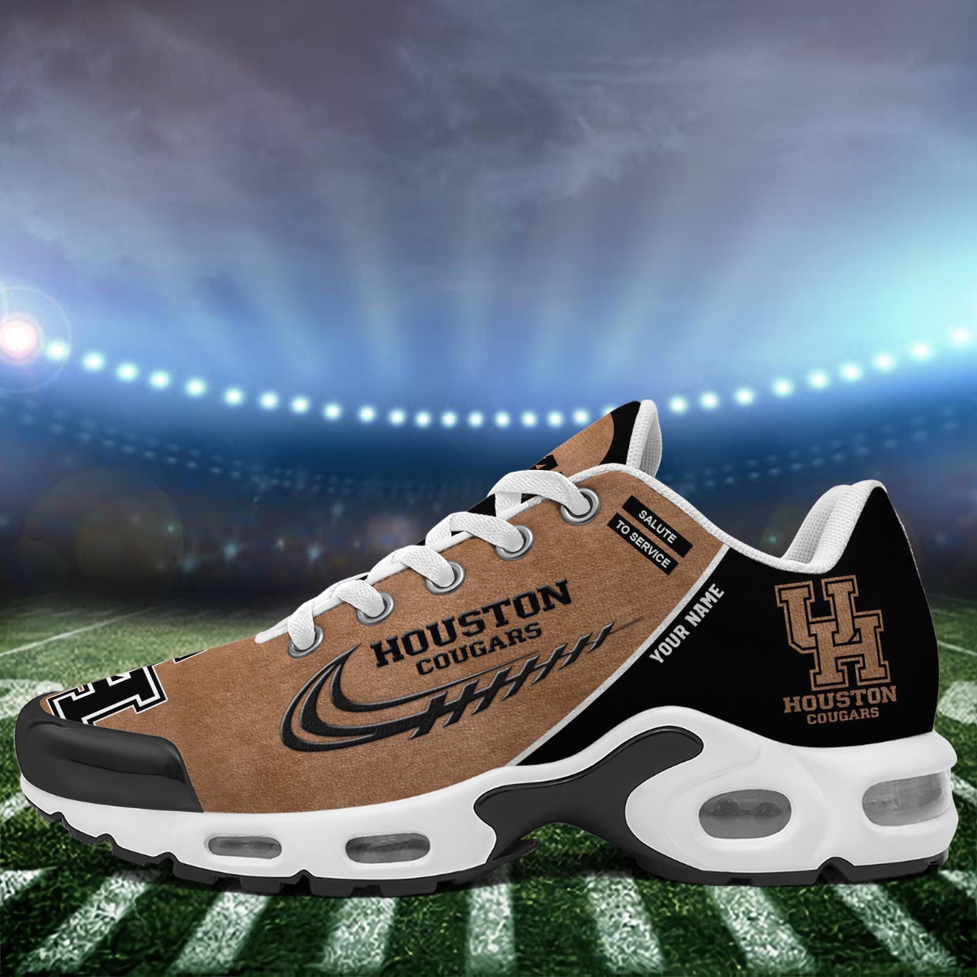 Houston Cougars TN Shoes 2025 Version Custom Name, Shoes For Football Fans, Fan Gifts PH637
