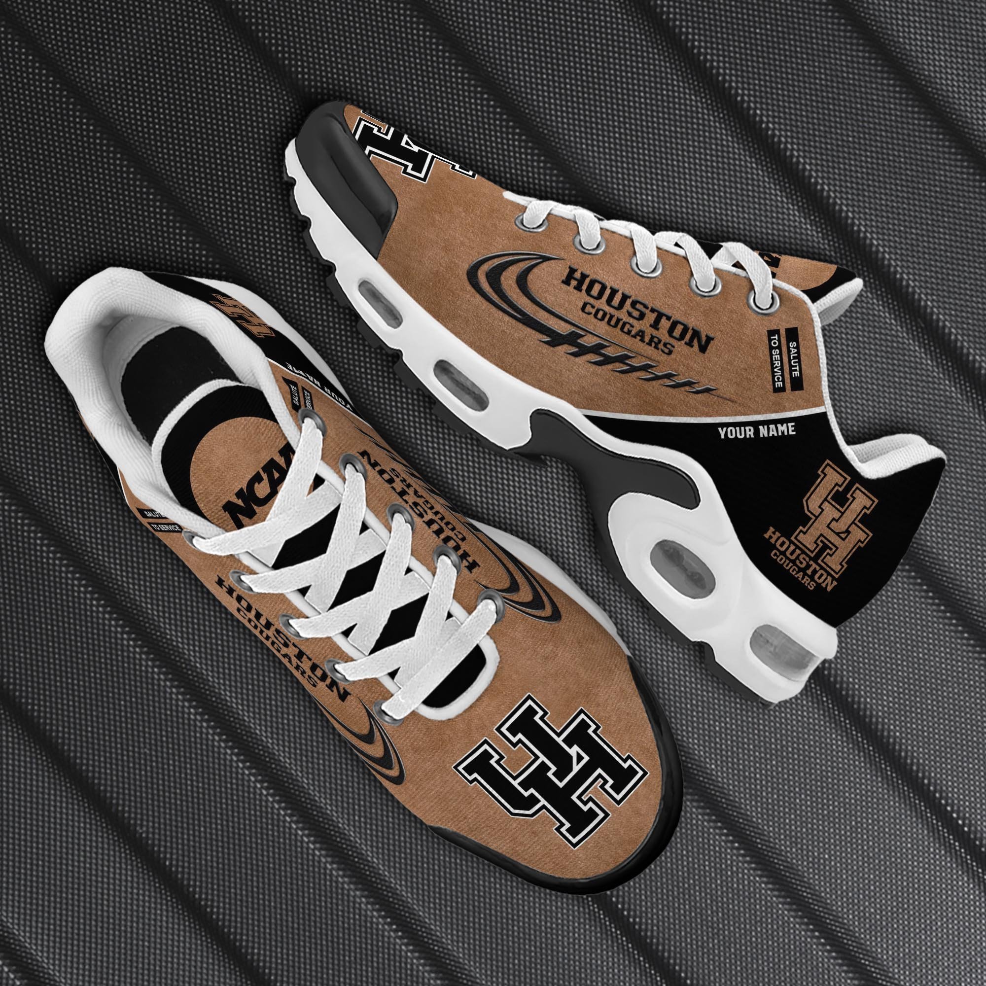 Houston Cougars TN Shoes 2025 Version Custom Name, Shoes For Football Fans, Fan Gifts PH637