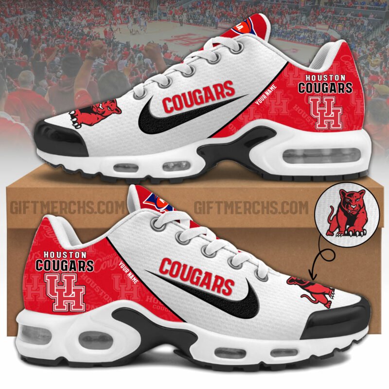 Houston Cougars TN Shoes 2025 Version Custom Name, Shoes For Sport Fan, Sport Gifts PH270