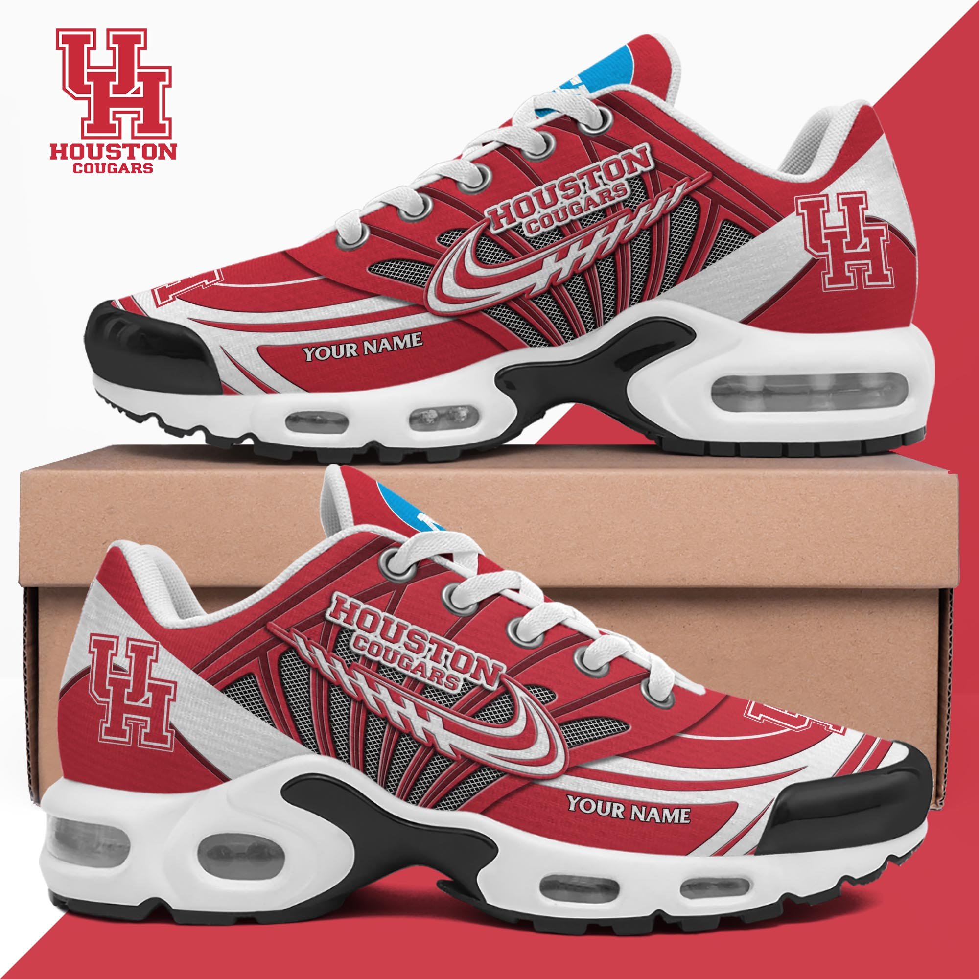 Houston Cougars TN Shoes 2025 Version Custom Your Name 594