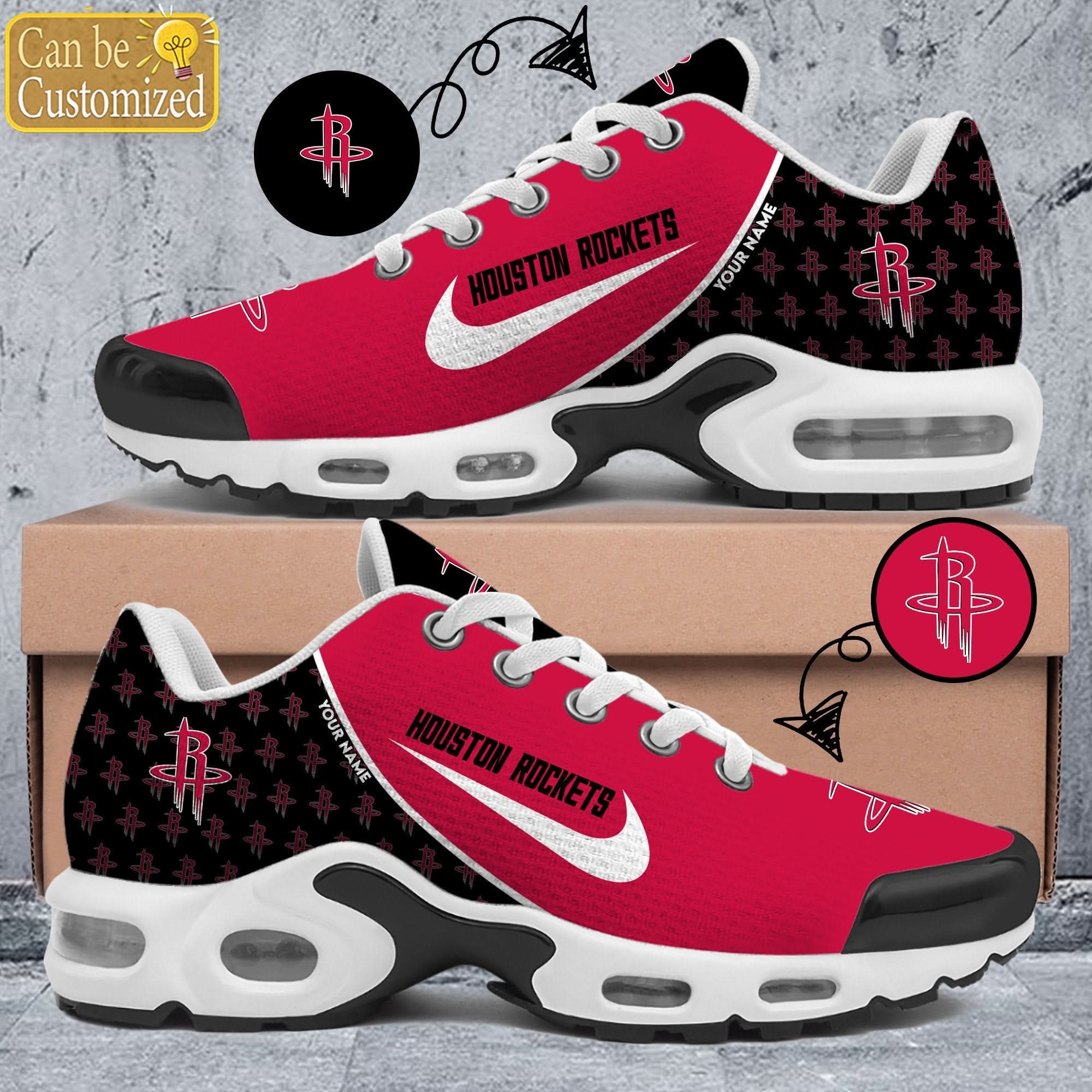 Houston Rockets Premium A951 Limited Shoes Personalized