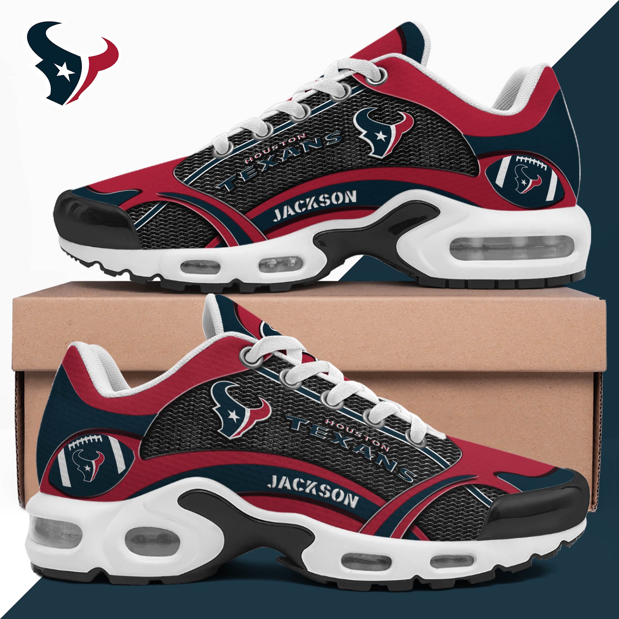 Houston Texans Team TN Shoes 2025 Version Custom Name 889