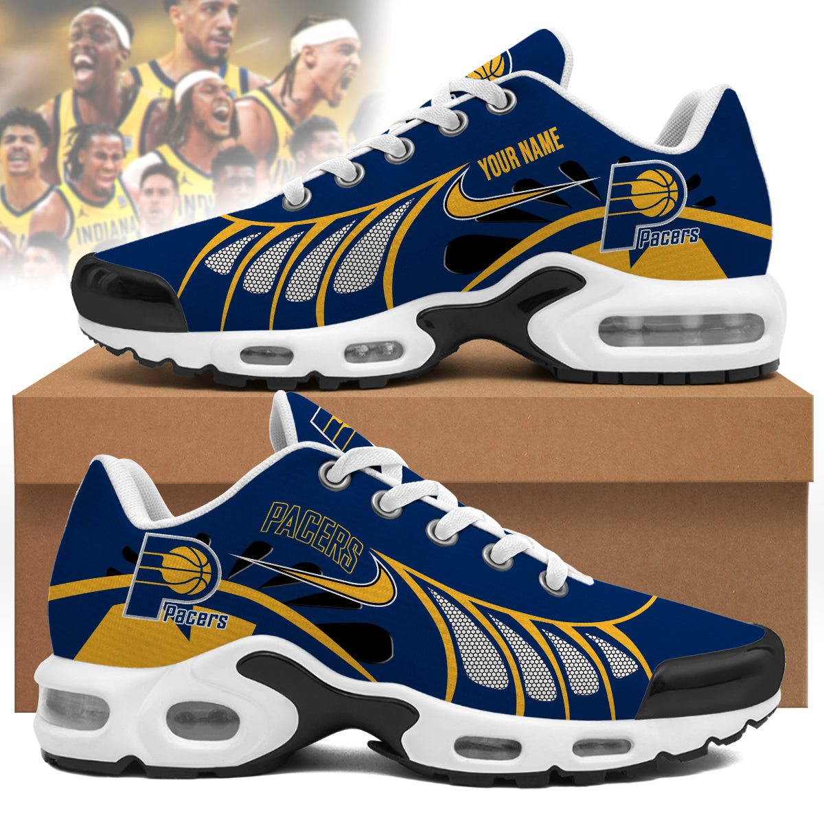 Indiana Pacers Personalized Air Max Shoes 