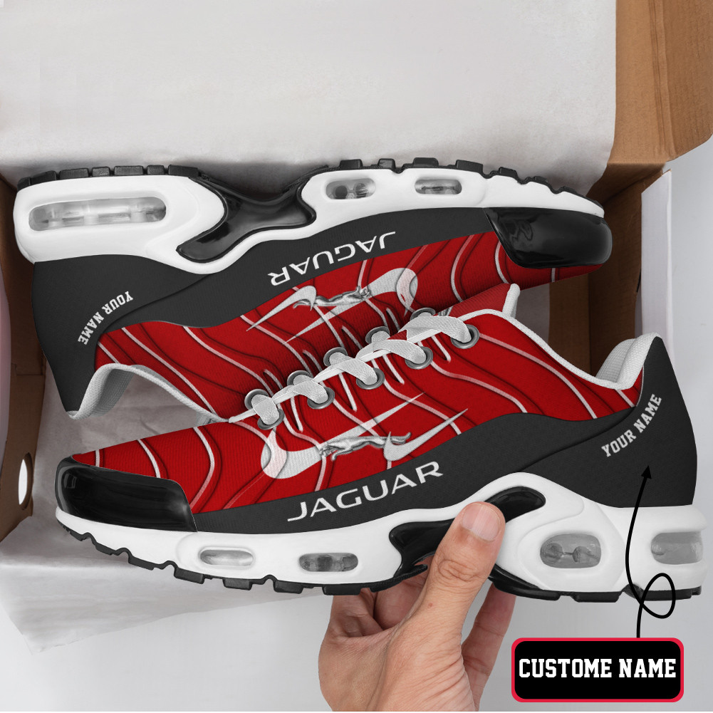 Jaguar Vibrant Wave Custom Name TN Air Max Shoes Air Cushion Sneakers