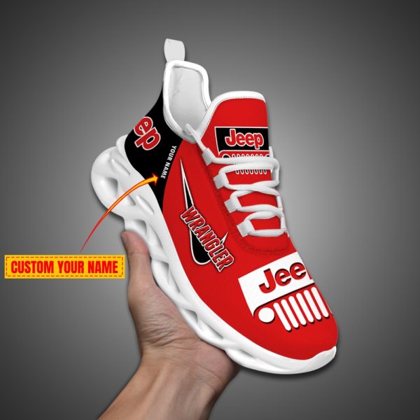 Jeep Custom Name Design Max Soul Sneakers VS11