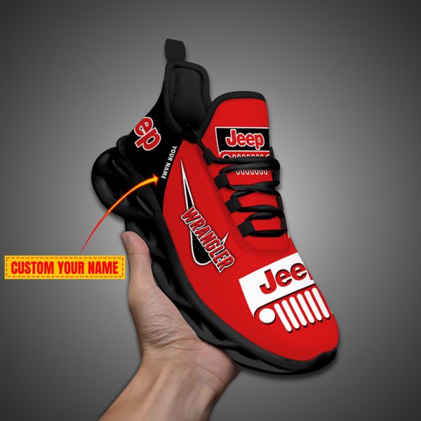Jeep Custom Name Design Max Soul Sneakers VS11