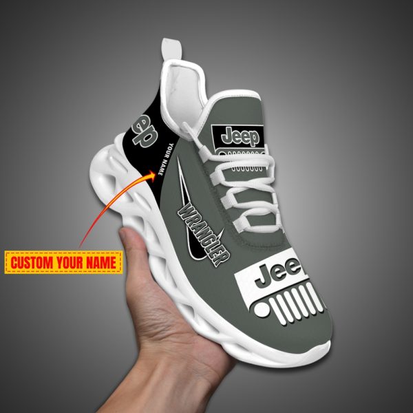 Jeep Custom Name Design Max Soul Sneakers VS11
