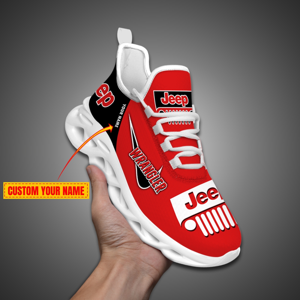 Jeep Custom Name Design Max Soul Sneakers VS11
