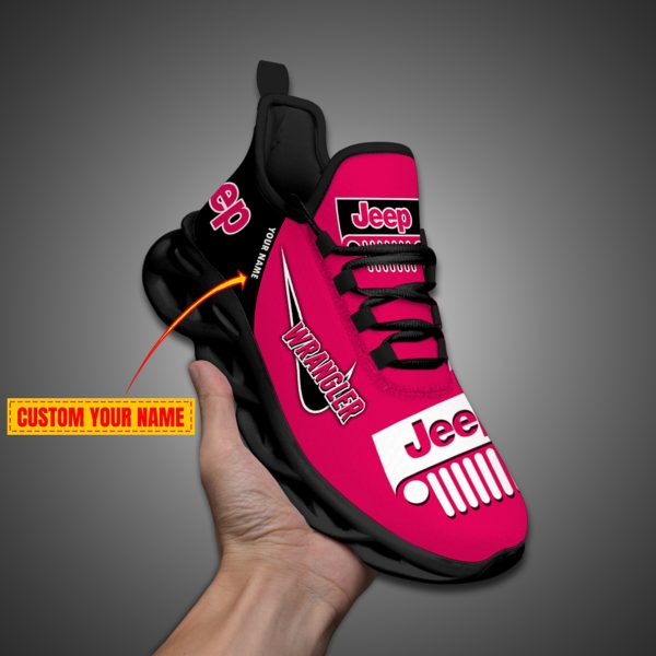 Jeep Custom Name Design Max Soul Sneakers VS11