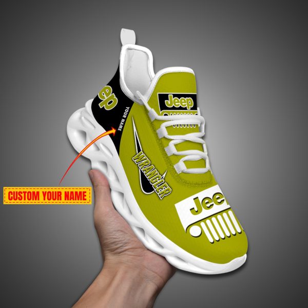 Jeep Custom Name Design Max Soul Sneakers VS11
