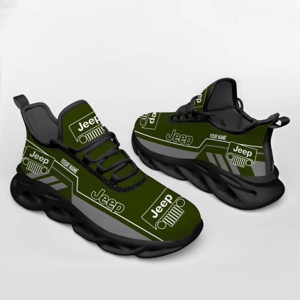 Jeep Custom Name Design Max Soul Sneakers VS16