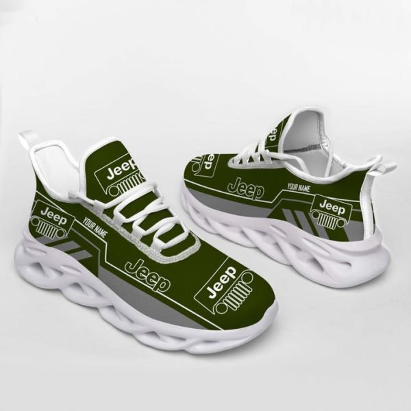 Jeep Custom Name Design Max Soul Sneakers VS16