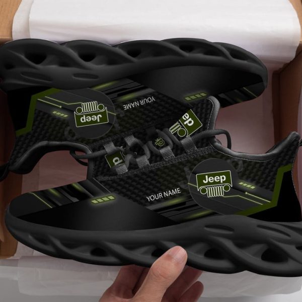 Jeep Custom Name Design Max Soul Sneakers VS20