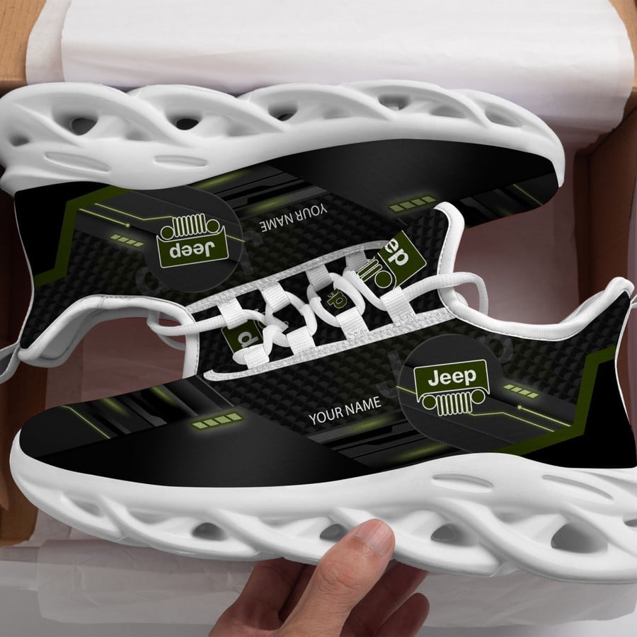 Jeep Custom Name Design Max Soul Sneakers VS20