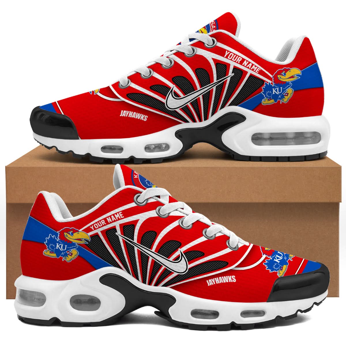 Kansas Jayhawks Air Max Plus Shoes - Limited