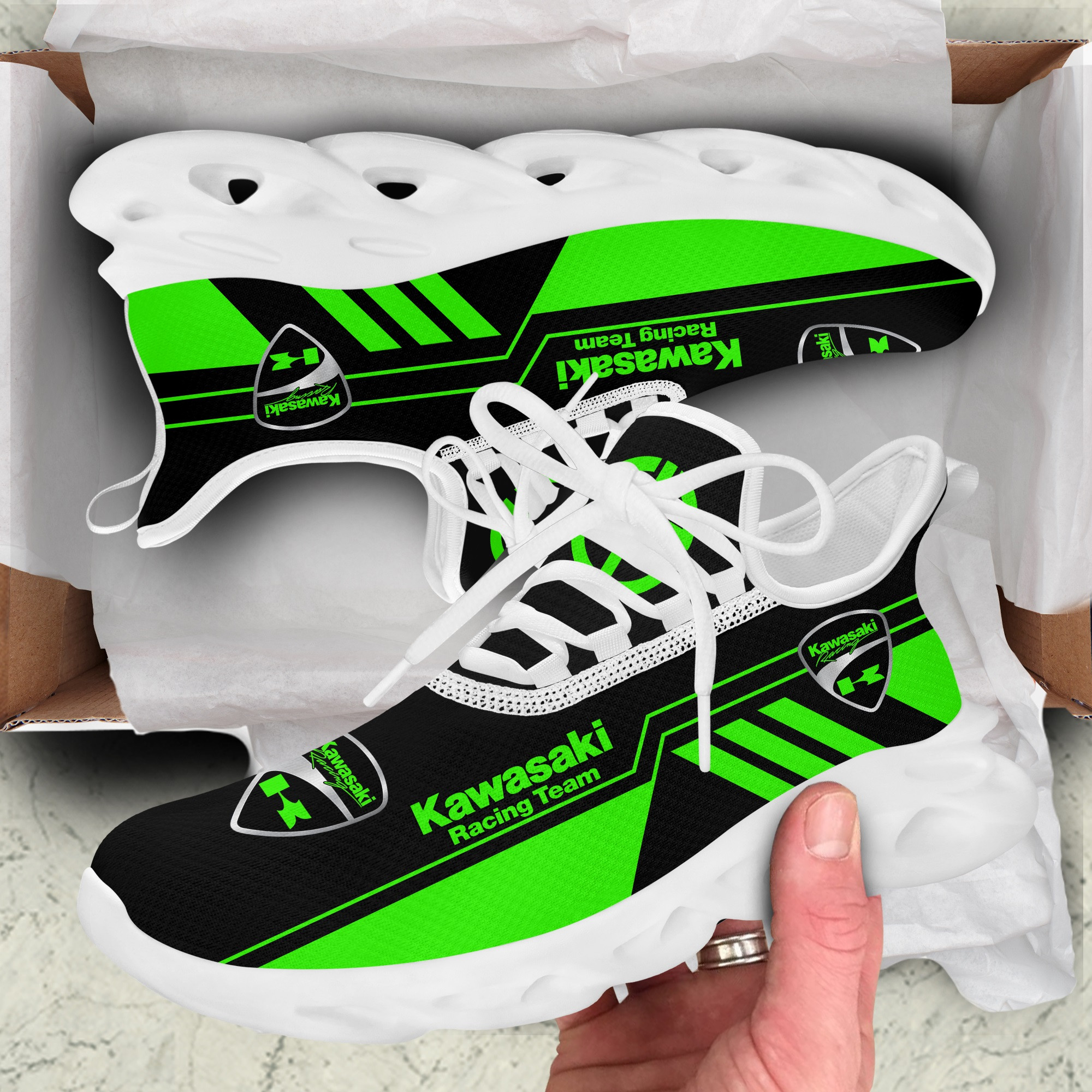 Kawasaki Racing Team Clunky Custom Sneaker Q181201