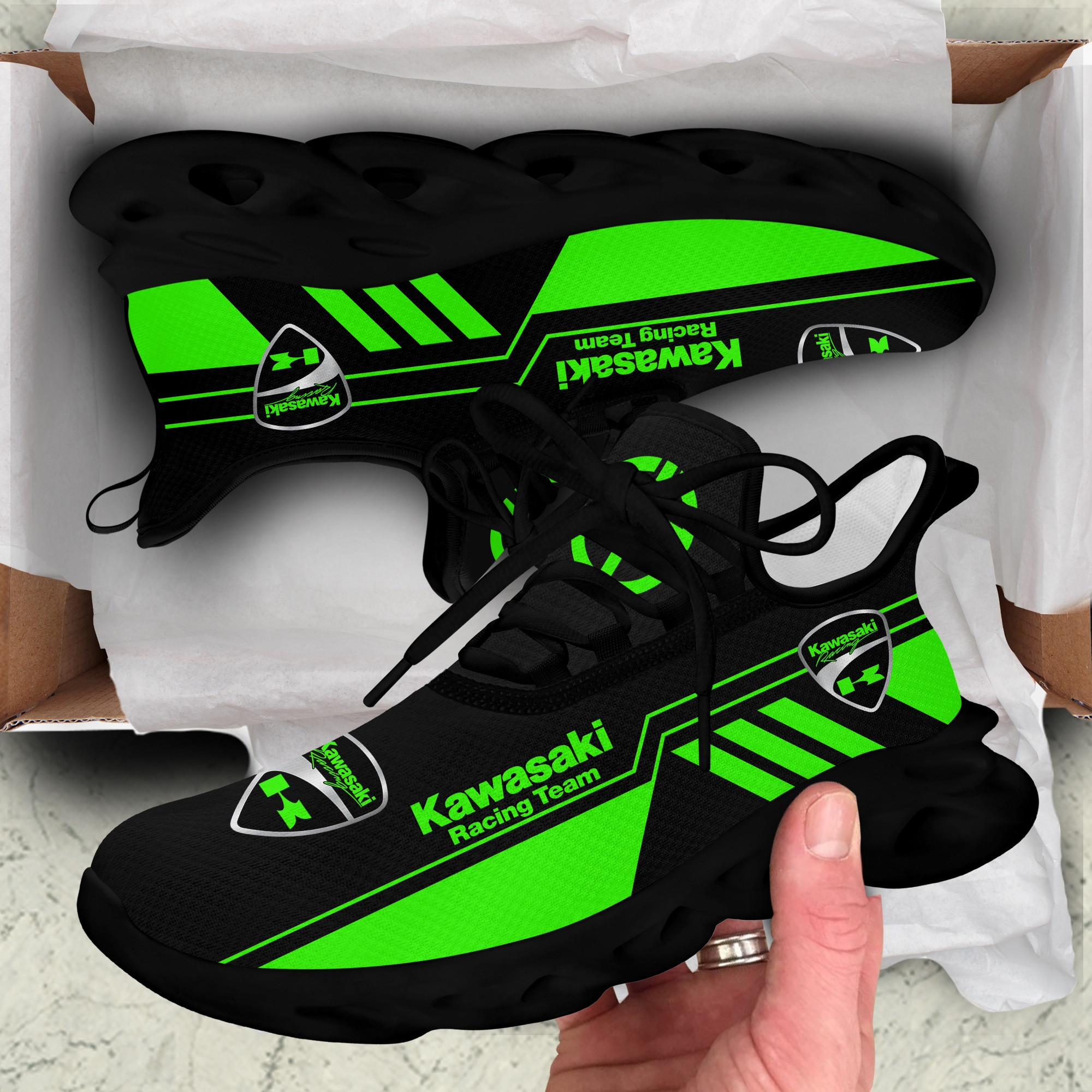 Kawasaki Racing Team Clunky Custom Sneaker Q181201