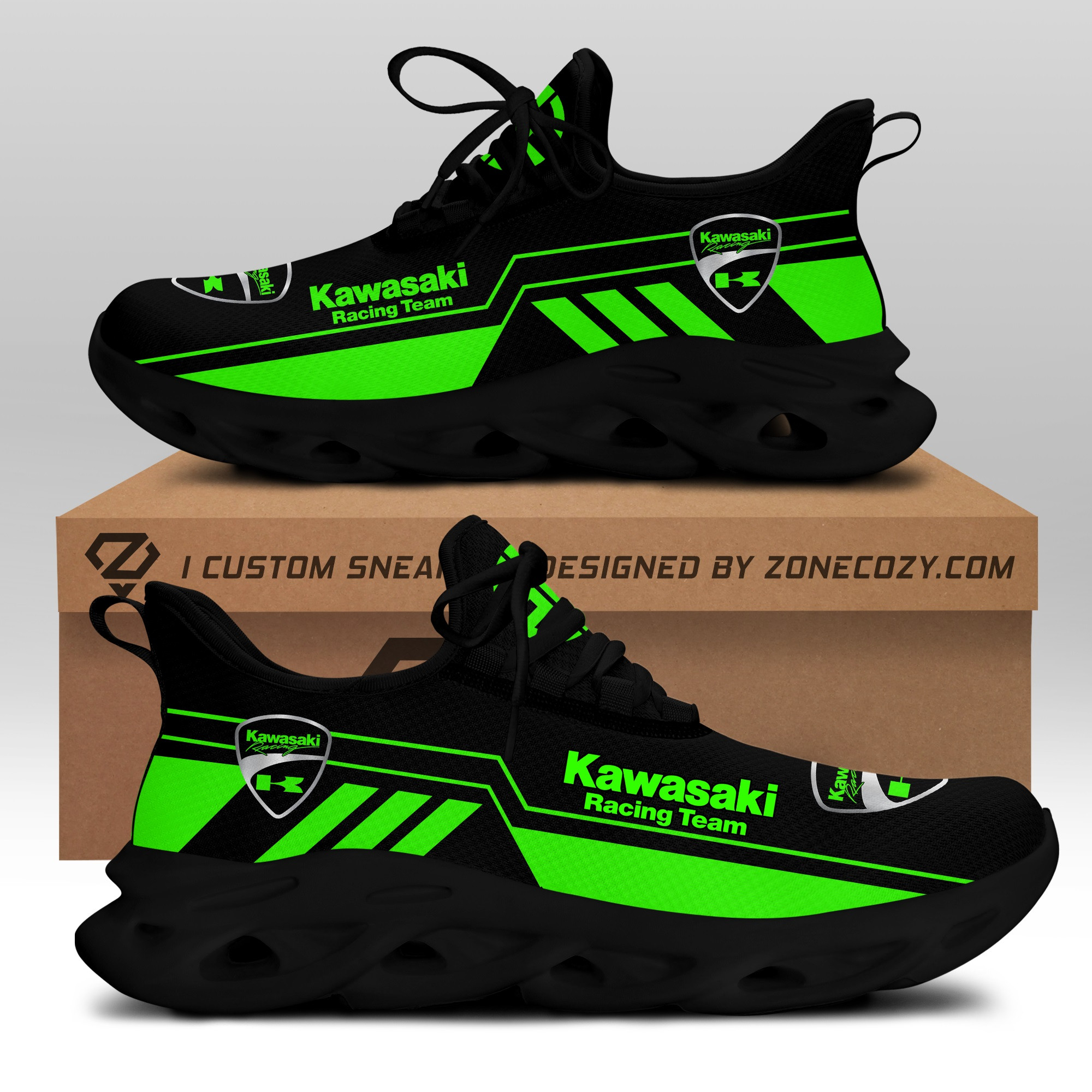 Kawasaki Racing Team Clunky Custom Sneaker Q181201