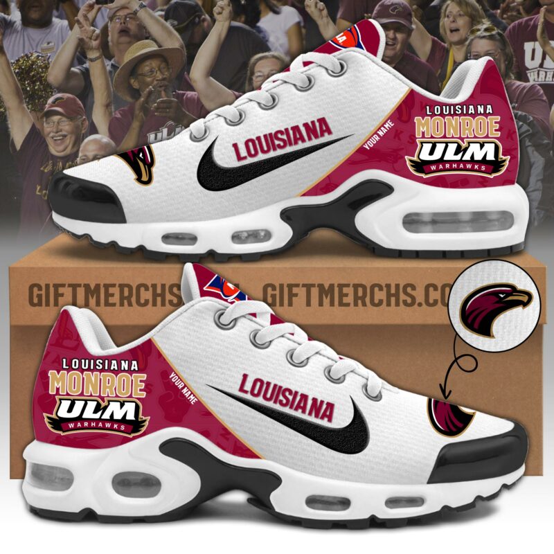 Louisiana Monroe Warhawks TN Shoes 2025 Version Custom Name, Shoes For Sport Fan, Sport Gifts PH270