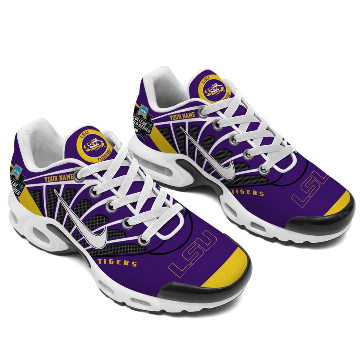 LSU Tigers  2025 World Series Air Max Shoes