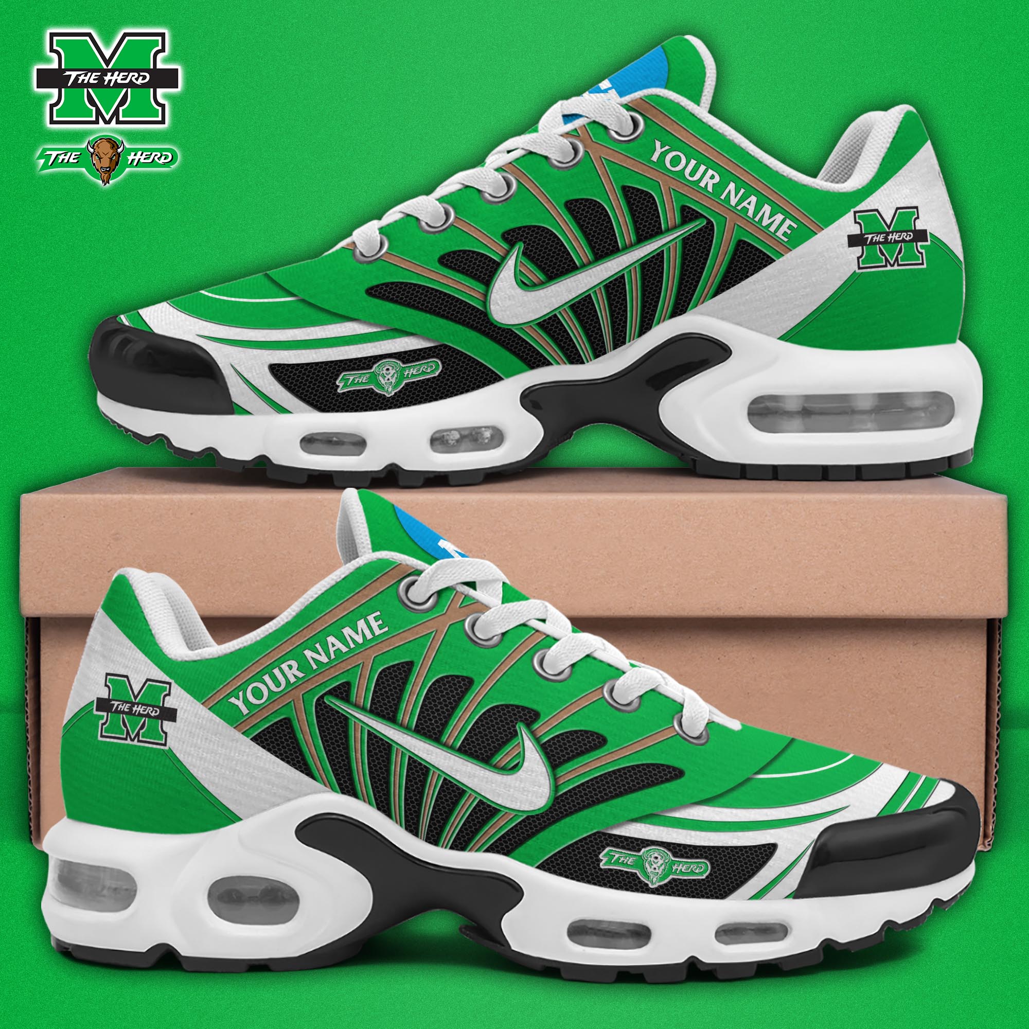 Marshall Thundering Herd TN Shoes 2025 Version Custom Name