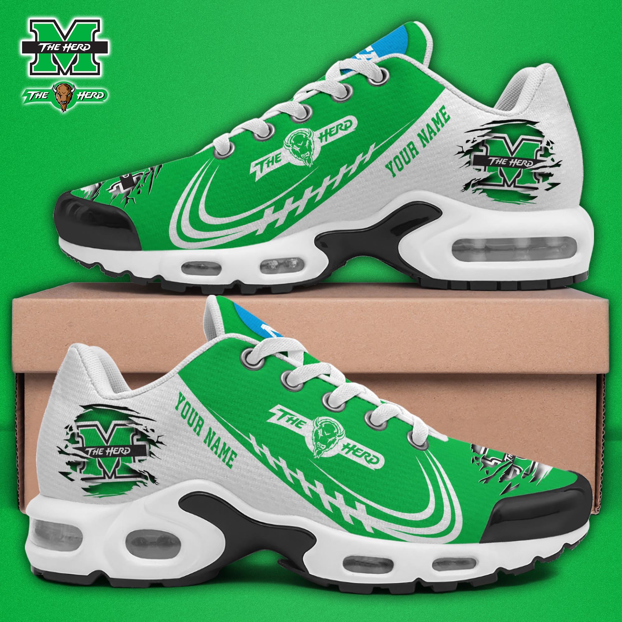 Marshall Thundering Herd TN Shoes 2025 Version Custom Name