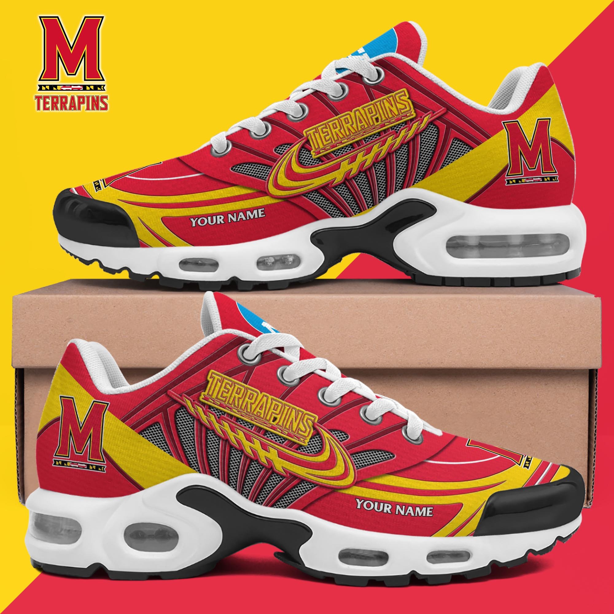 Maryland Terrapins TN Shoes 2025 Version Custom Your Name 594