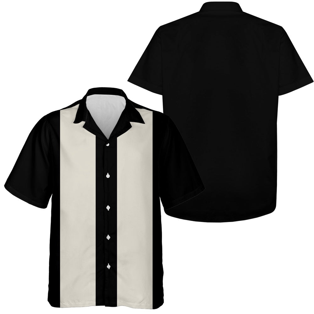 Men's Short Sleeve Button Down Vintage Bowling Shirts, Bowling Gift Ideas For Bowler, Bowling Team Hawaiian