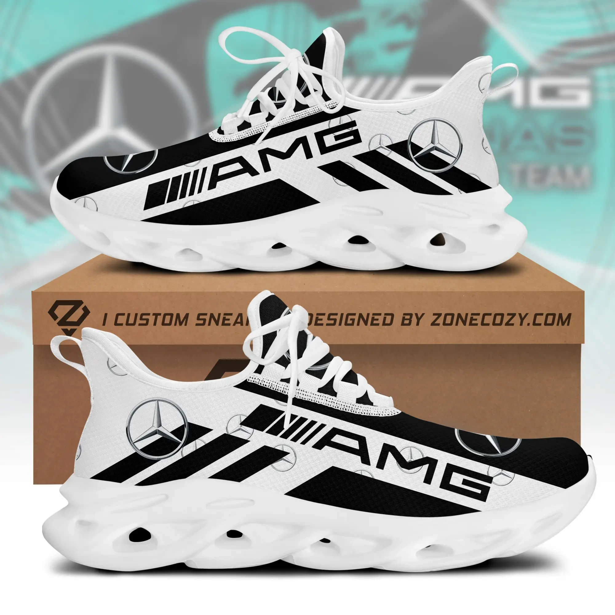Mercedes AMG Chunky Custom Sneaker